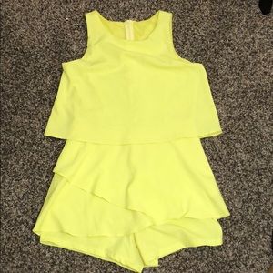 Yellow Mini Romper